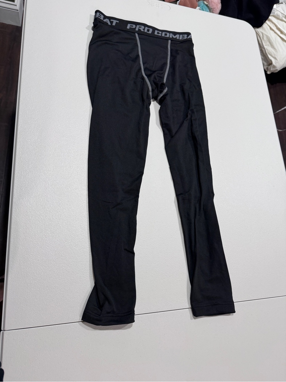 ProCombat Black Performance Spandex Pants Small